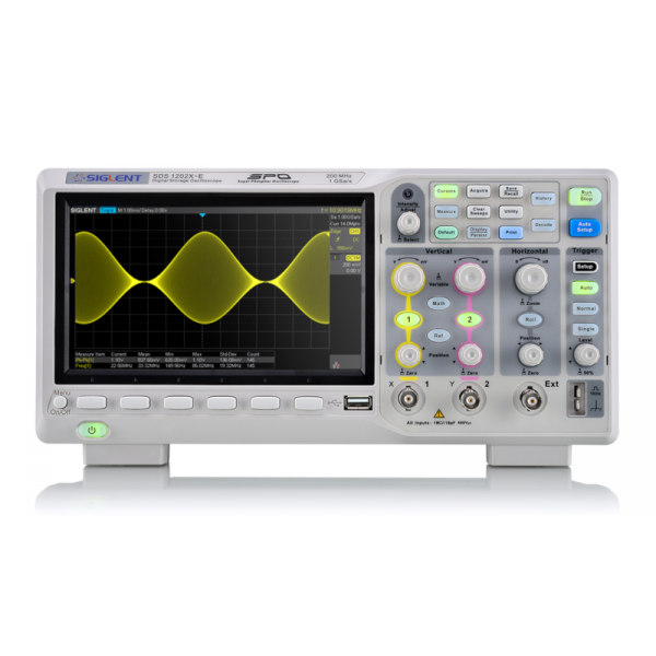 Siglent SDS1202X-E Oscilloscopio 200MHz 2 canali